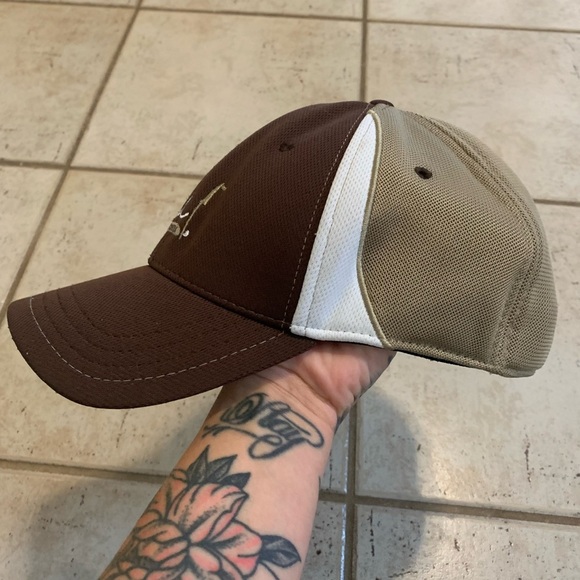 Pukka Rebel Creek Golf Hat | Brown & White Mesh Cap - Picture 6 of 8